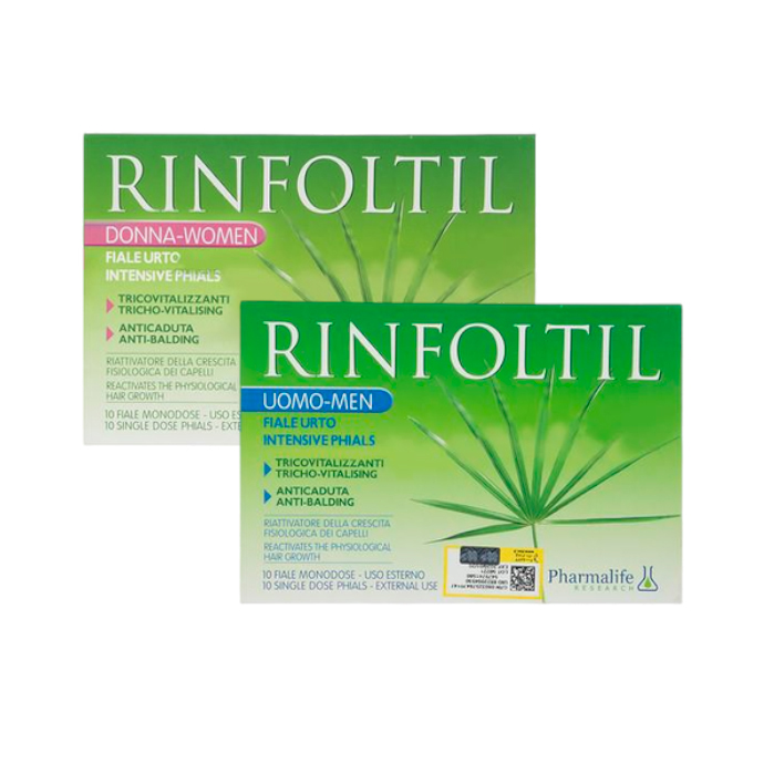 محلول تقویت کننده مو رینفولتیل مدل intensive phials حجم 100 میلی لیتر بسته 2 عددی